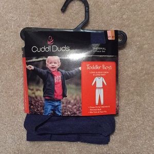 Cuddl Duds Thermal 2-piece set BLUE and Gray!!